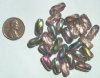 25 13mm Twisted Ovals - Rose Pink Vitrail